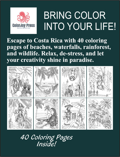 Tropic Smile Adult Coloring Book